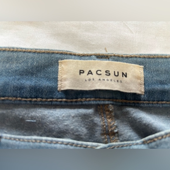 PacSun Light Blue Distressed Skinny Jeans Size 6 NWT - Picture 14 of 16